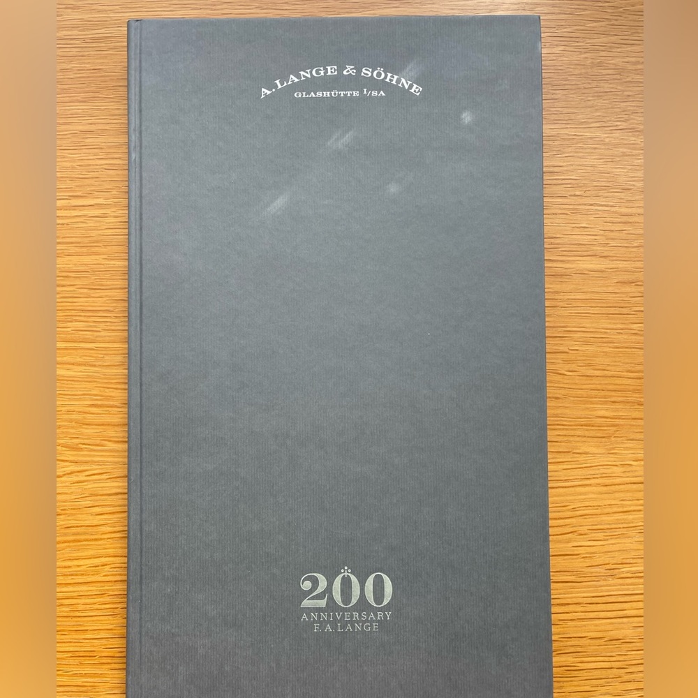 A Lange and Sohne Hardcover Catalogue 2015
